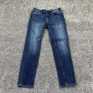 Vigoss Jeans Womens 28 Blue Jagger Skinny Mid Rise Stretch Denim Medium Wash